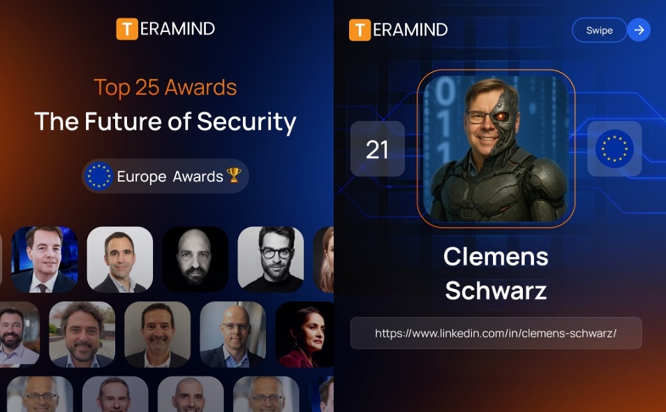 Clemens Schwarz - CISO - 2025 Europe Top 25 Winners #FutureOfSecurityAwards Clemens Schwarz - CISO, Business Enabler & C-Level Advisor